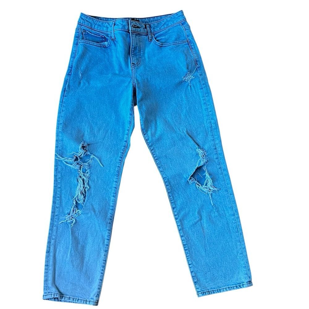 Express Blue Boyfriend Jeans